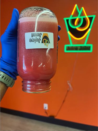 Bottled juice at Juice Joint